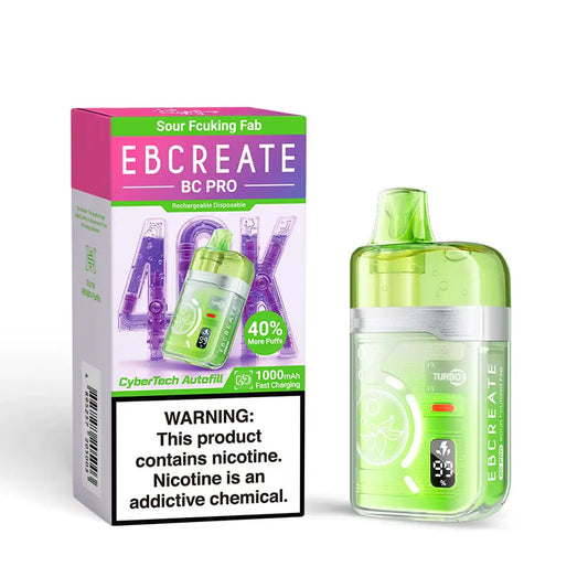 Sour Fcuking Fab - EBCREATE BC Pro 40K Disposable Vape