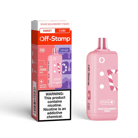 Sour Wildberry Twist - Off-Stamp Sweet Cube 25K Disposable Pod
