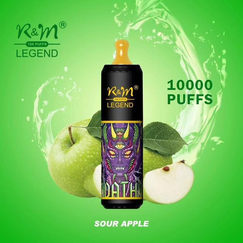 R&amp;M Vape 10000K Züge Einweg-E-Zigarette 20 ml 850 mAh 19 Geschmacksrichtungen Tragbares, stylisches und hochwertiges E-Liquid Pod-System inklusive Nikotin