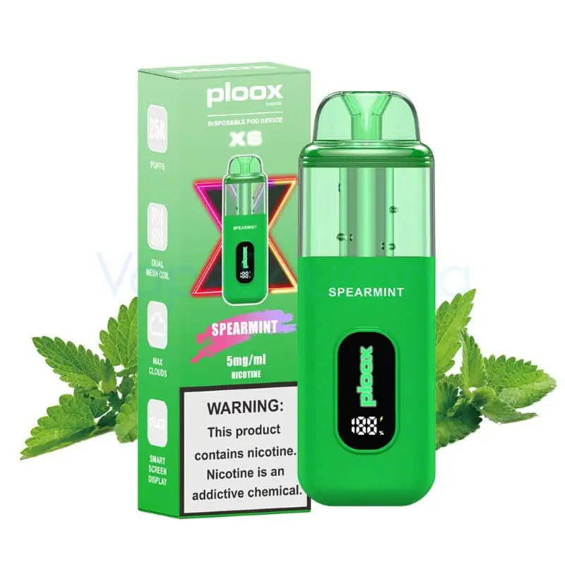 Spearmint - Ploox XS 25k Disposable E-Hookah