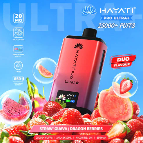 Hayati Pro Ultra Plus 25000 Puffs Disposable Vape (Box of 10)