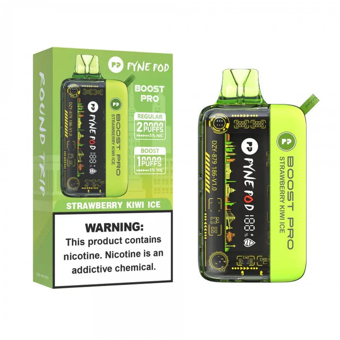 Strawberry Kiwi Ice Pyne Pod Boost Pro 20000