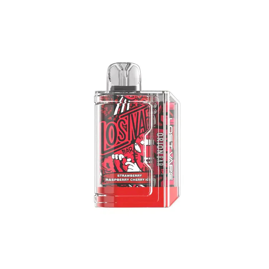 Strawberry Raspberry Cherry Ice Lost Vape Orion Bar 7500