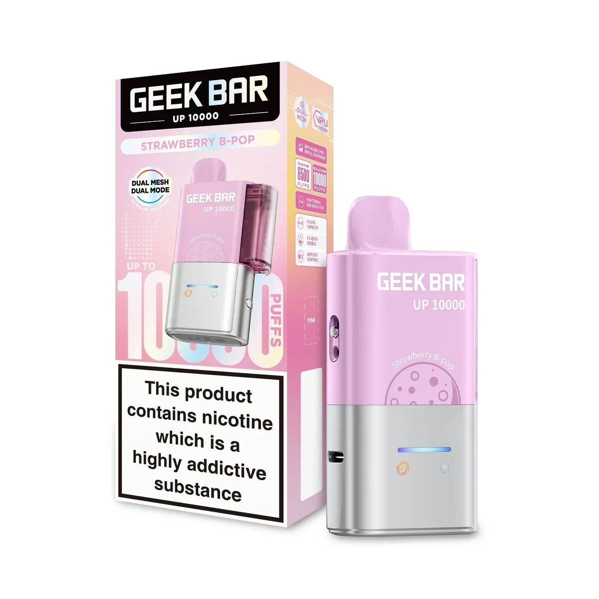 Geek Bar Up 10000 Prefilled Pod Kit-Box of 5