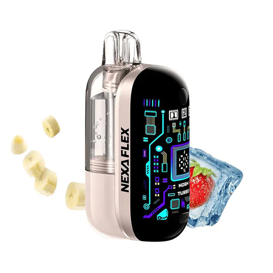 Strawberry Banana - Nexa Flex Flavor Booster 40k Disposable Vape