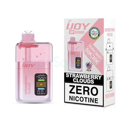 Strawberry Clouds - iJoy XP50000 Zero Nicotine Disposable Vape