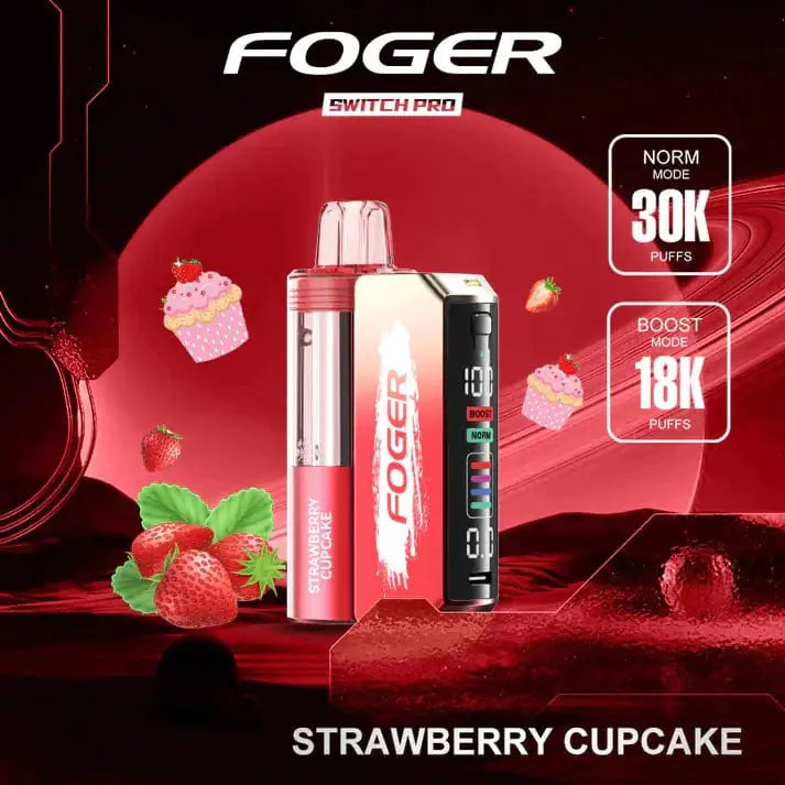 Strawberry Cupcake - Foger Switch Pro 30K Disposable Kit