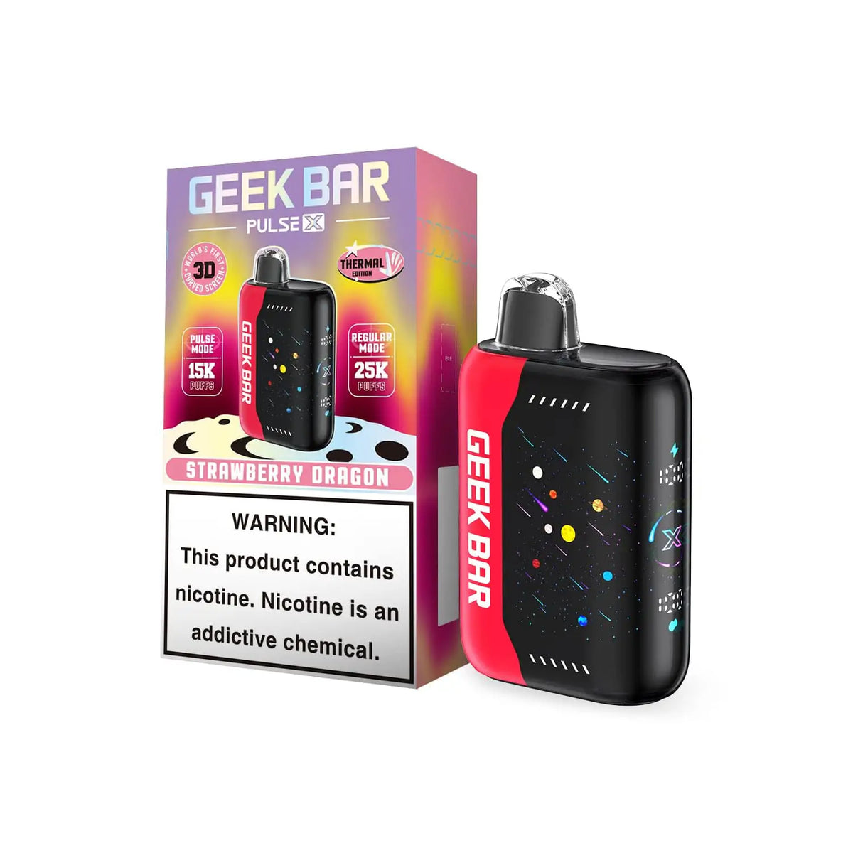 Strawberry Dragon - Geek Bar Pulse X 25K Disposable Vape