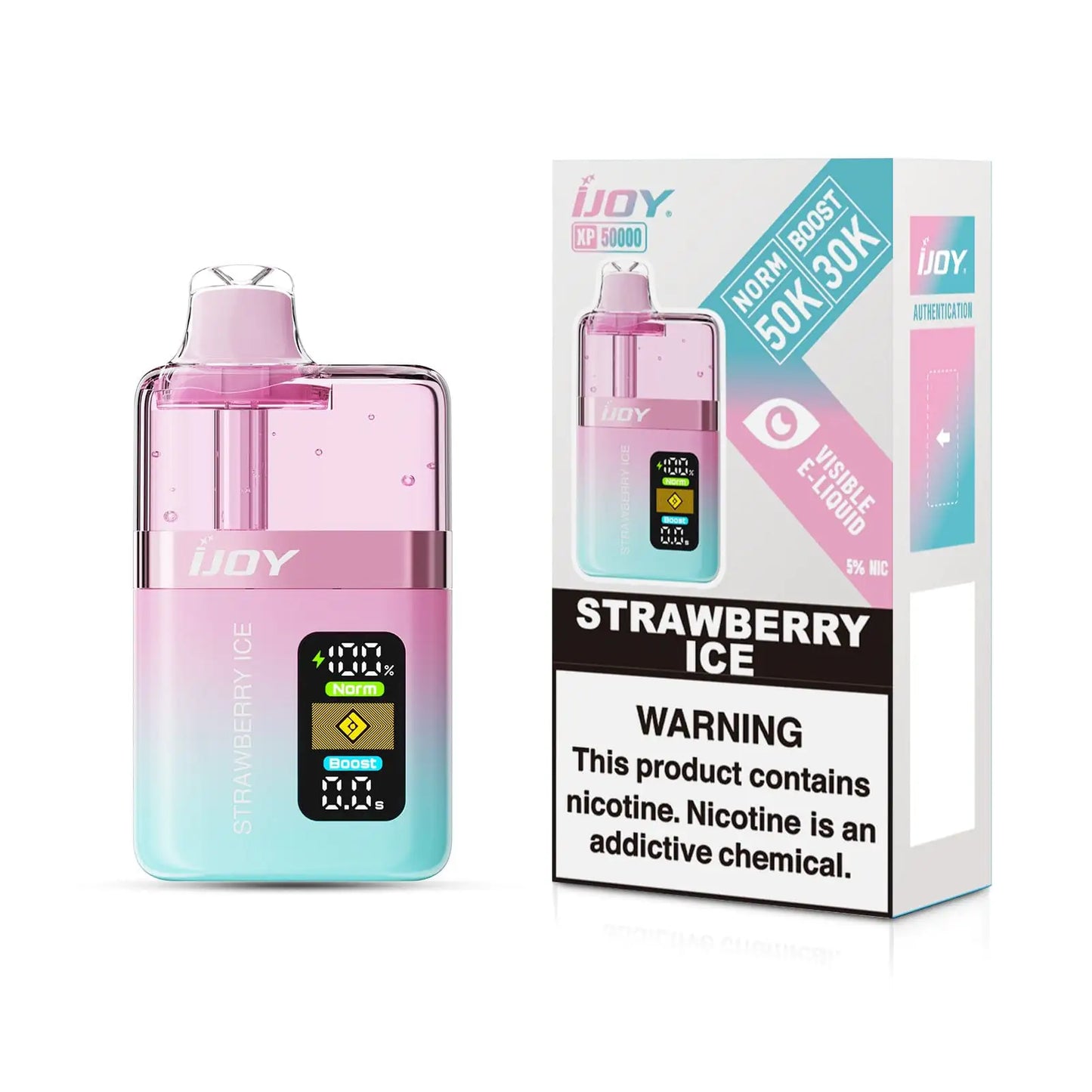 Strawberry Ice - iJoy XP50000 Disposable Vape