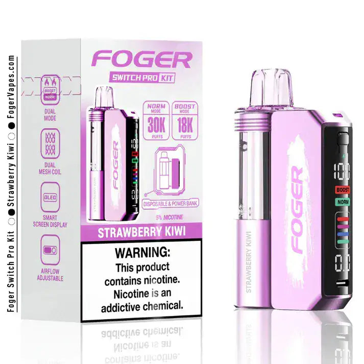 Strawberry Kiwi - Foger Switch Pro 30K Disposable Kit