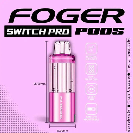 Strawberry Kiwi - Foger Switch Pro 30K Disposable Pod
