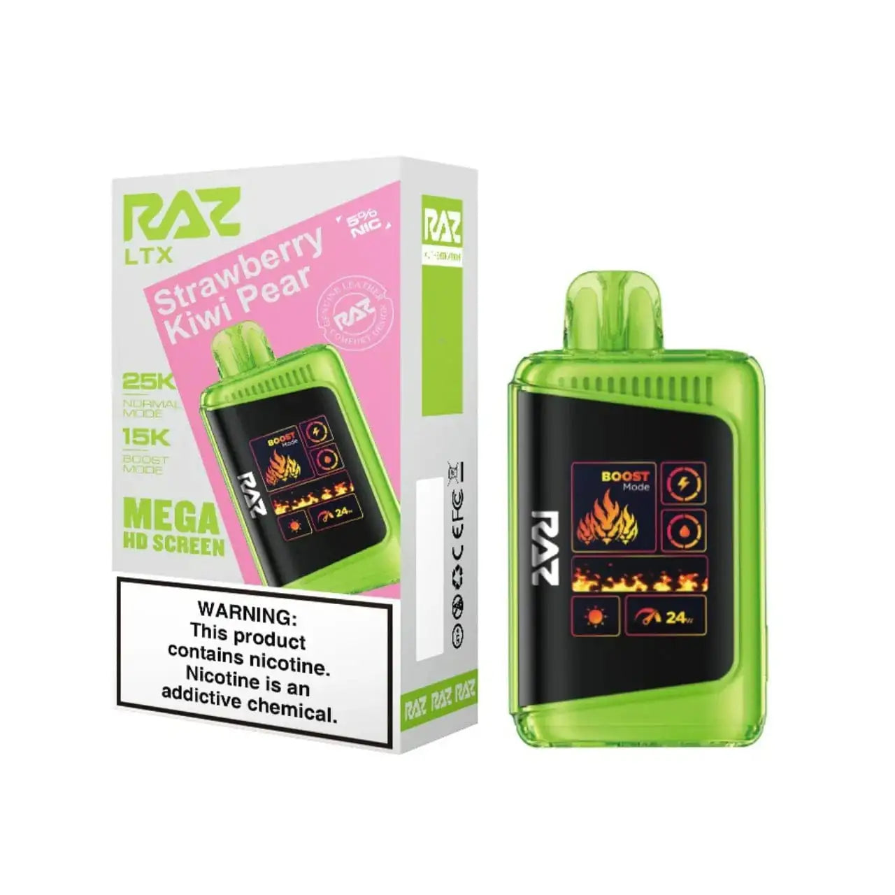 Strawberry Kiwi Pear - RAZ LTX DC25000 Disposable Vape