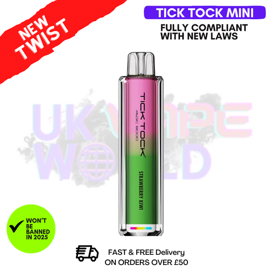 Erdbeer-Kiwi Tick Tock Mini 2000 Puff Kit