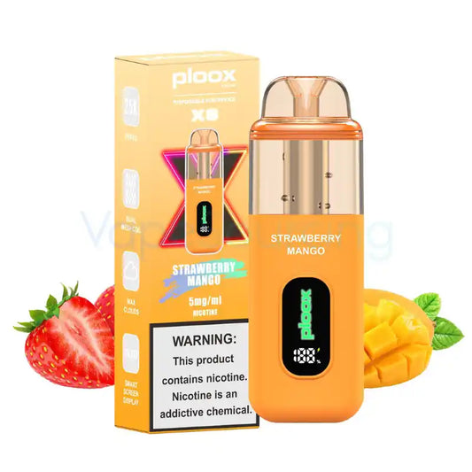 Strawberry Mango - Ploox XS 25k Disposable E-Hookah