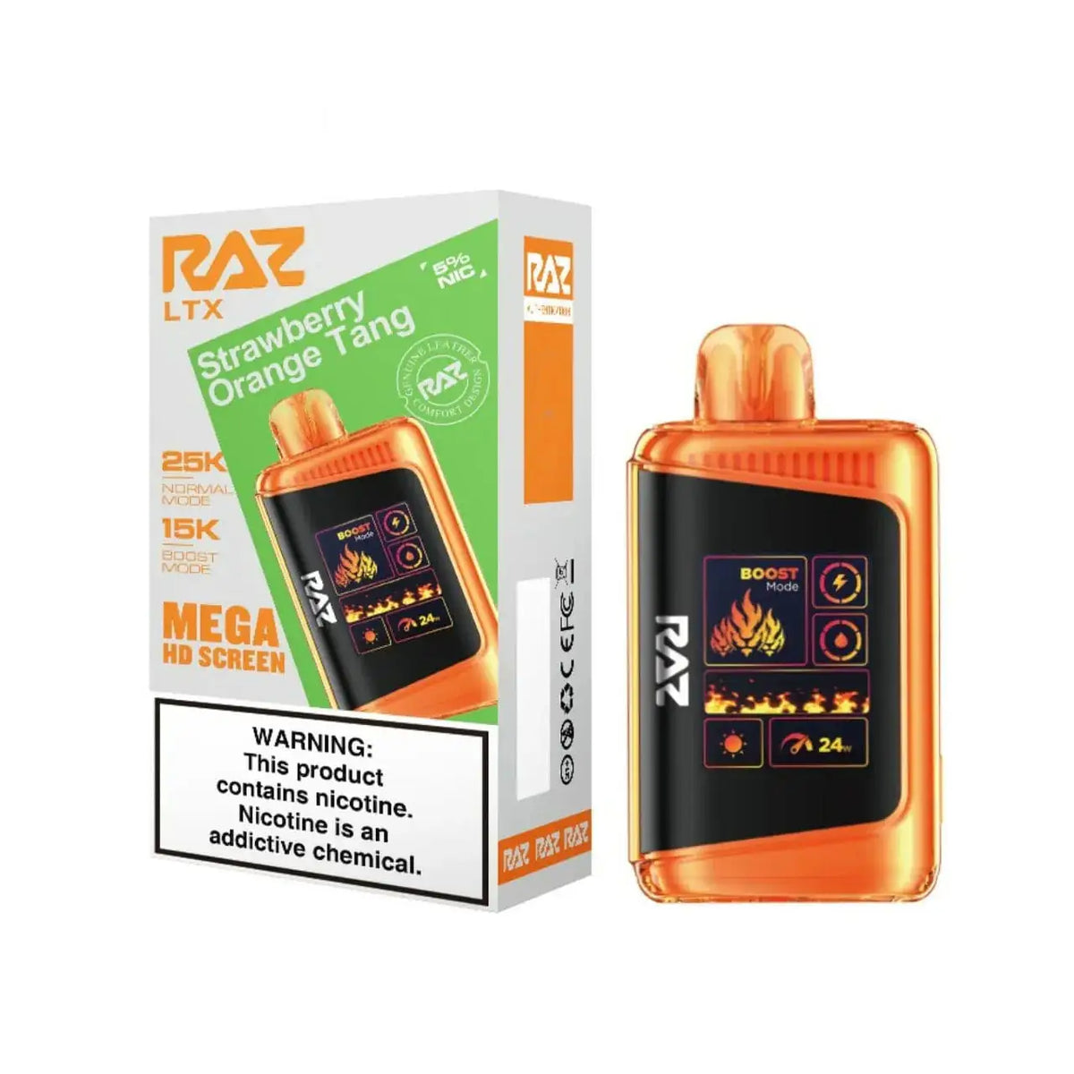 Strawberry Orange Tang - RAZ LTX DC25000 Disposable Vape