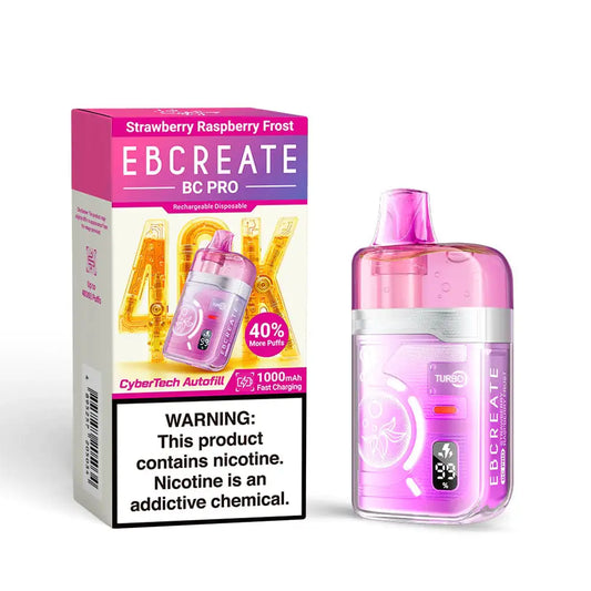 Strawberry Raspberry Frost - EBCREATE BC Pro 40K Disposable Vape
