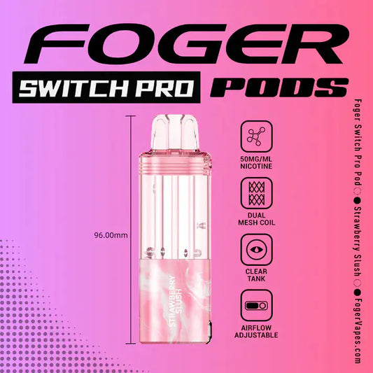 Strawberry Slush - Foger Switch Pro 30K Disposable Pod