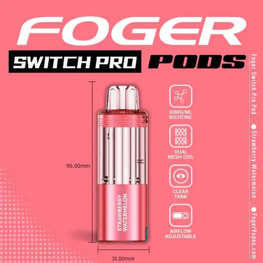 Strawberry Watermelon - Foger Switch Pro 30K Disposable Pod