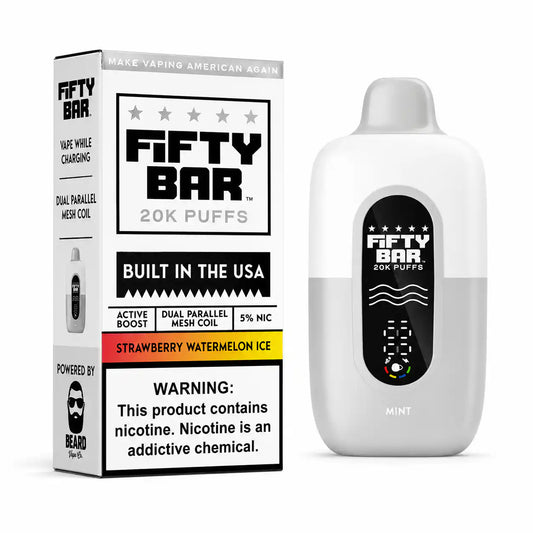 Strawberry Watermelon Ice - Fifty Bar 20K Disposable Vape