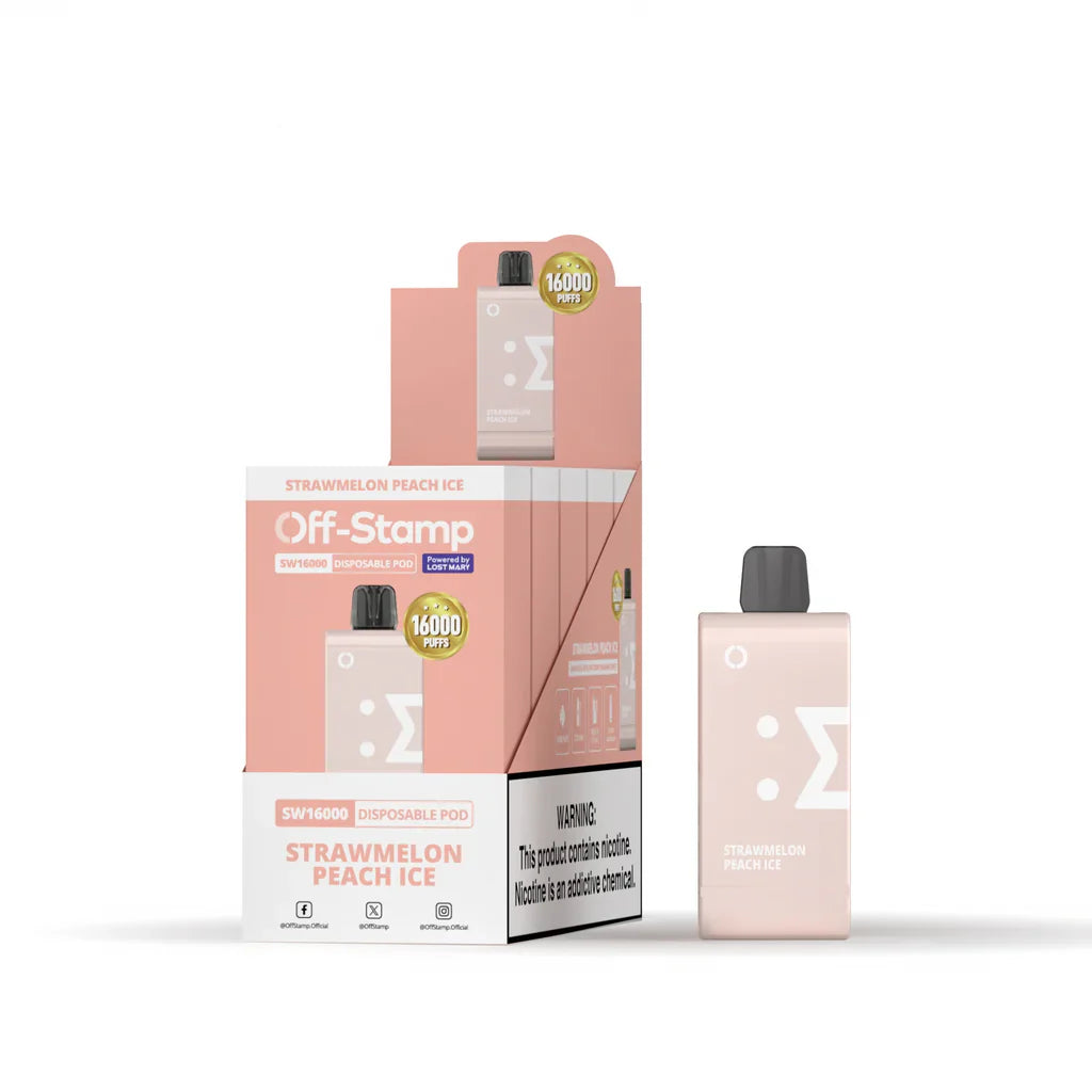 Strawmelon Peach Ice Off Stamp SW16000 Pod