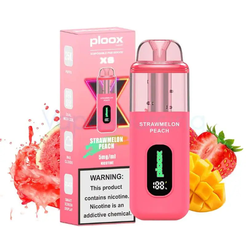 Strawmelon Peach - Ploox XS 25k Disposable E-Hookah
