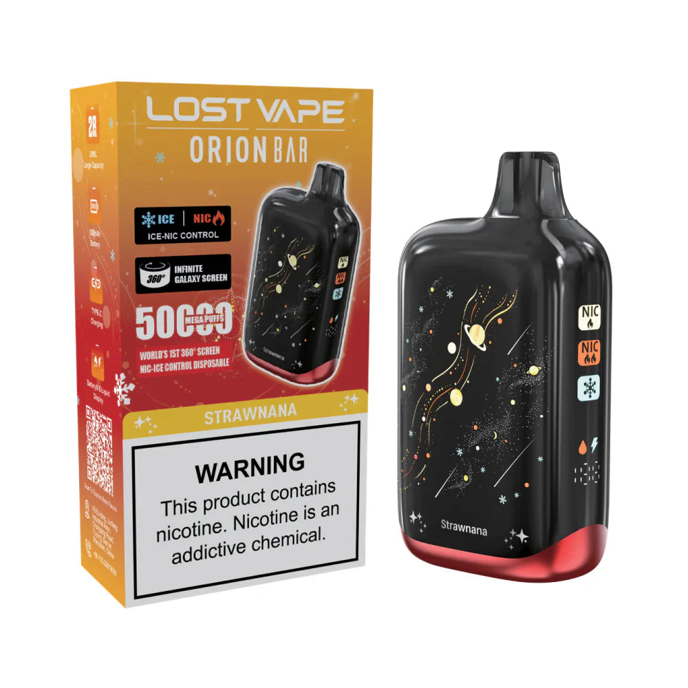 Strawnana Lost Vape Orion Bar 50K Nic & Ice
