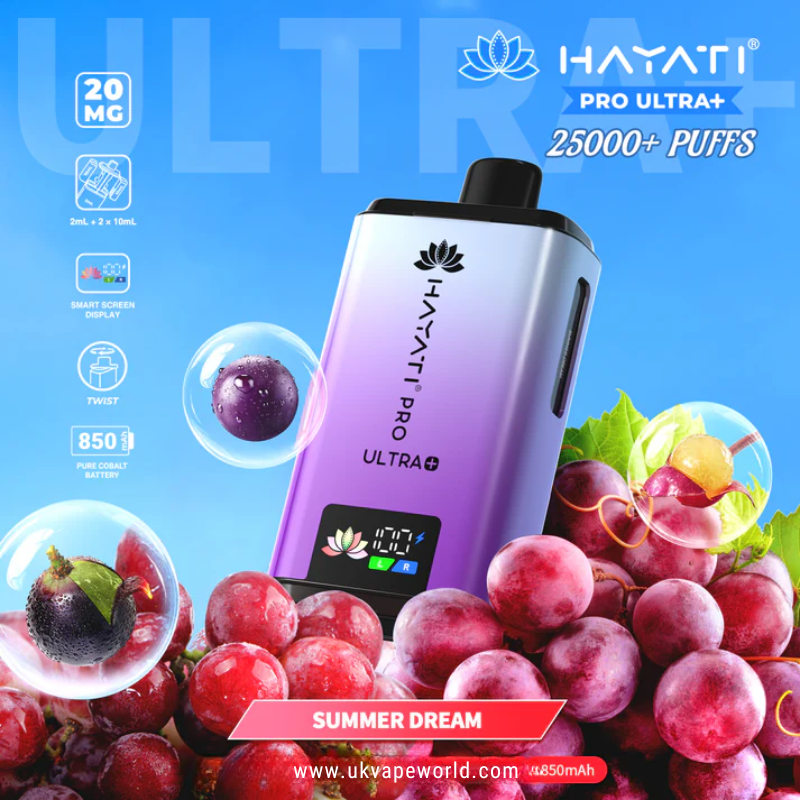 Hayati Pro Ultra Plus 25000 Puff 25K Bar Twist Pod Kit