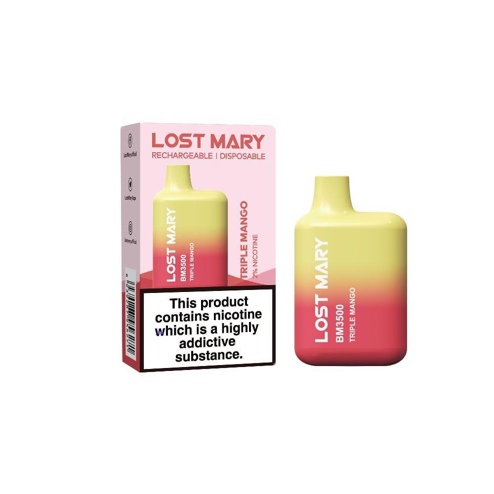Lost Mary 3500 Puffs Disposable Vapes Pen Bar Box Of 10
