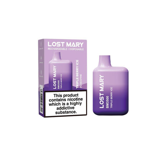 Lost Mary 3500 Puffs Disposable Vapes Pen Bar Box Of 10