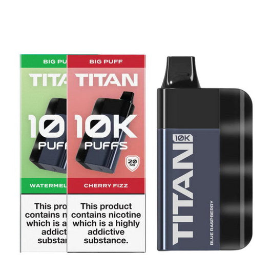 Titan 10K vorgefüllter Pod, wiederaufladbare E-Zigarette 