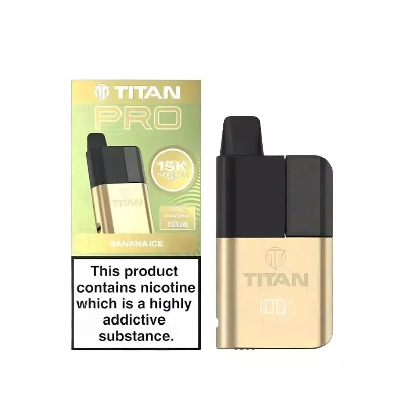Titan Pro 15K Puffs Prefilled & Reusable Pod Vape Kit