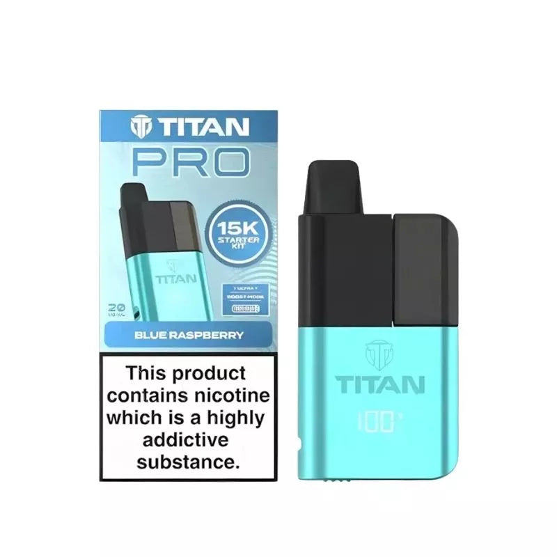 Titan Pro 15K Puffs Prefilled & Reusable Pod Vape Kit