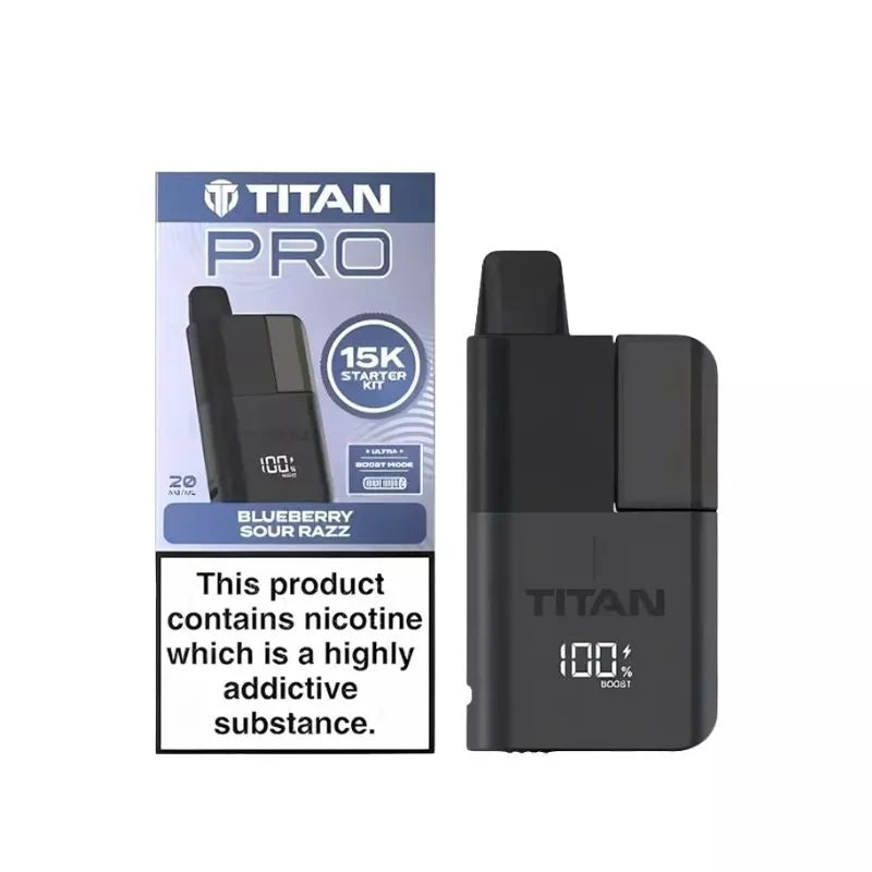 Titan Pro 15K Puffs Prefilled & Reusable Pod Vape Kit