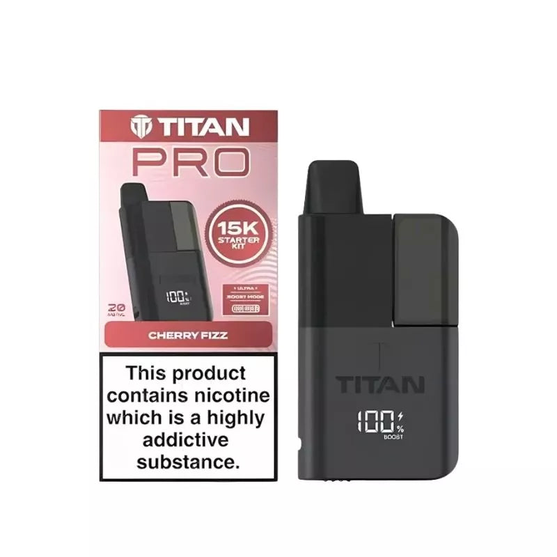 Titan Pro 15K Puffs Prefilled & Reusable Pod Vape Kit