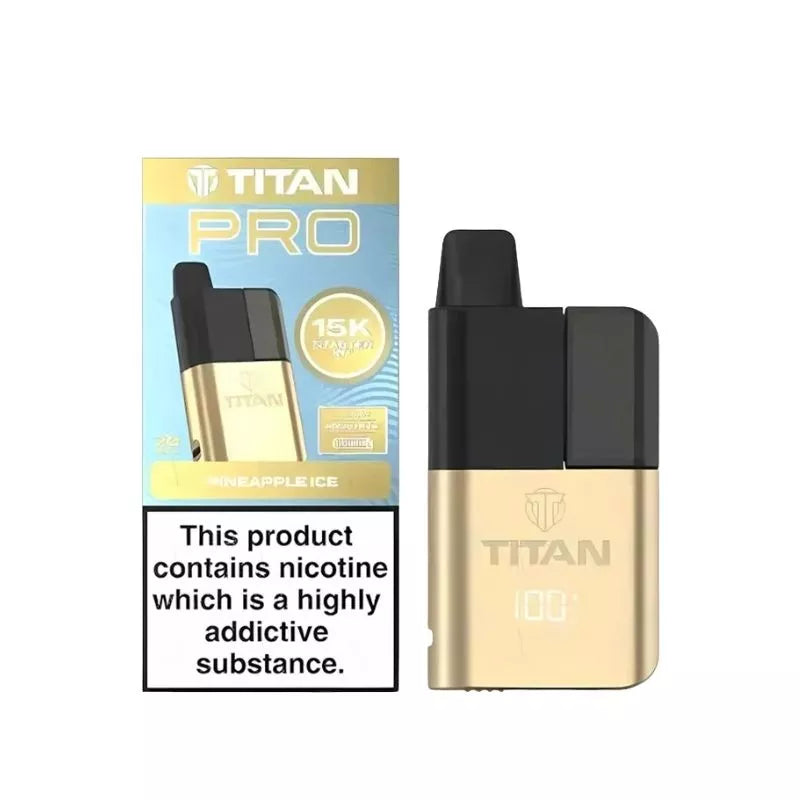 Titan Pro 15K Puffs Prefilled & Reusable Pod Vape Kit