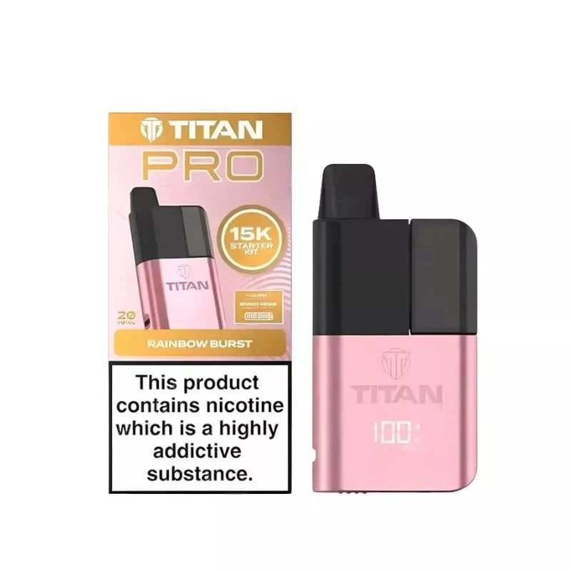 Titan Pro 15K Puffs Prefilled & Reusable Pod Vape Kit