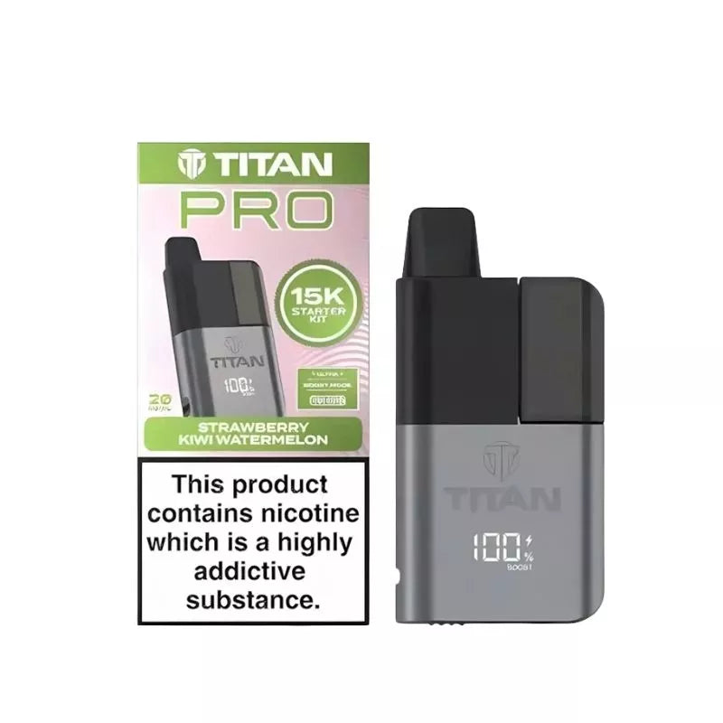Titan Pro 15K Puffs Prefilled & Reusable Pod Vape Kit