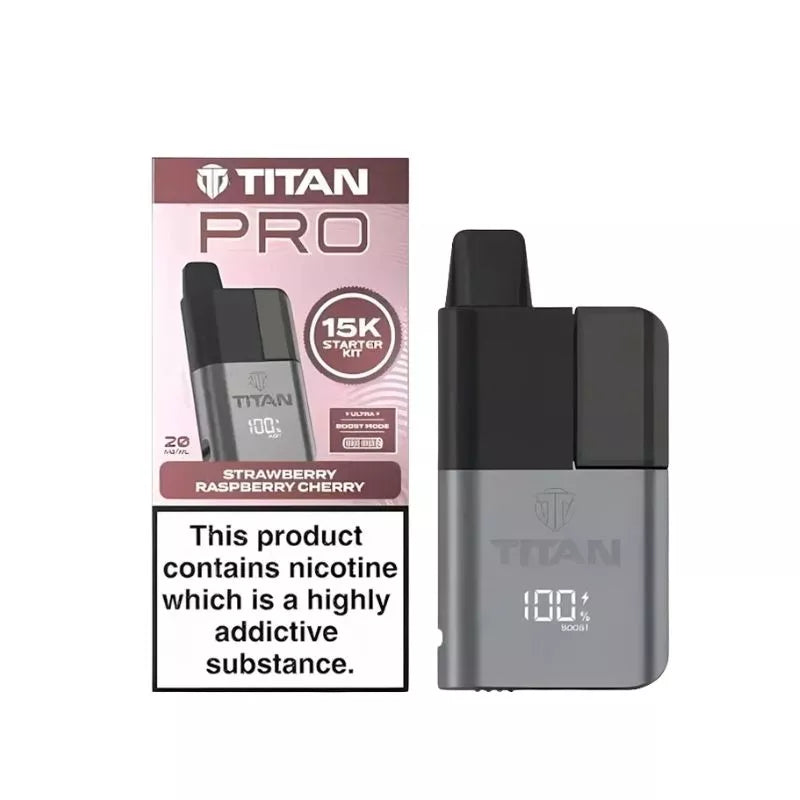 Titan Pro 15K Puffs Prefilled & Reusable Pod Vape Kit