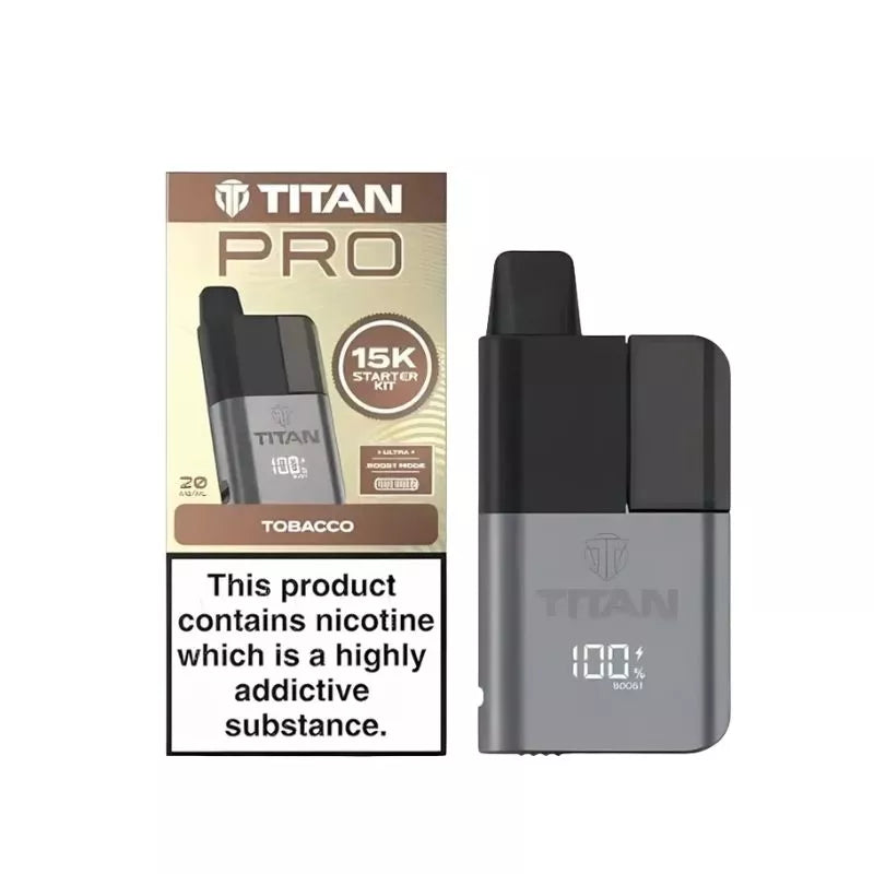 Titan Pro 15K Puffs Prefilled & Reusable Pod Vape Kit