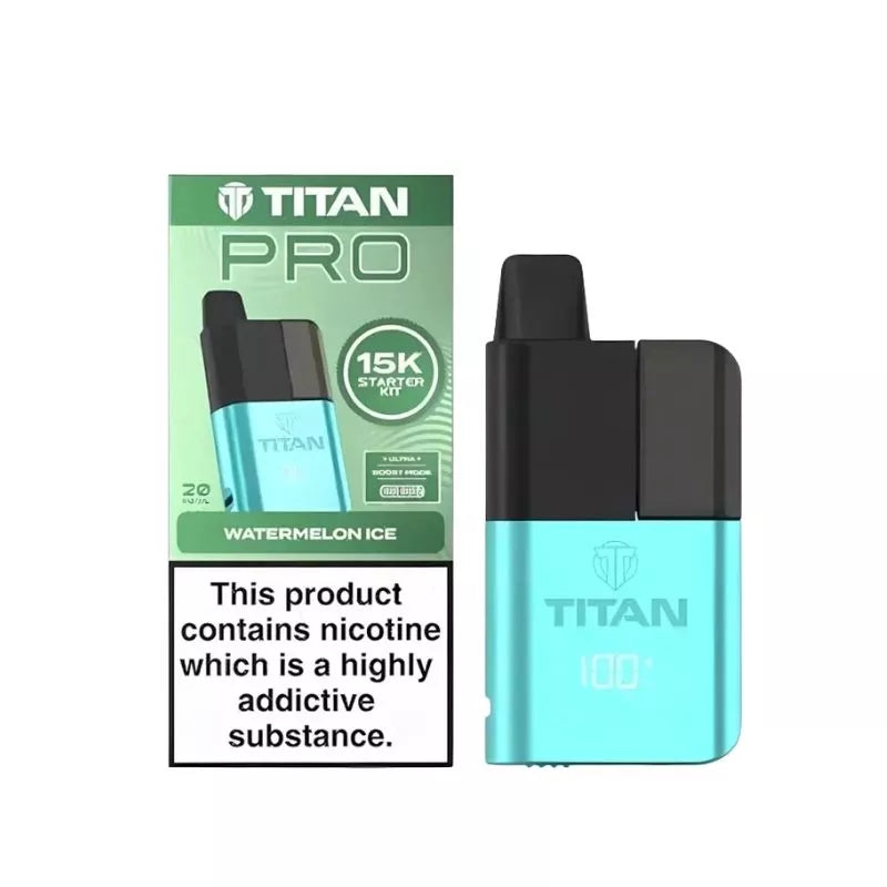 Titan Pro 15K Puffs Prefilled & Reusable Pod Vape Kit