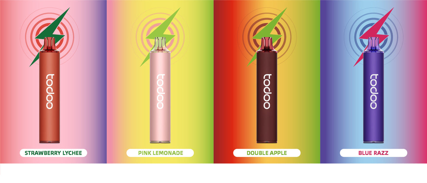 TODOO GLO 2500 Züge Einweg-E-Zigarette Großhandel 