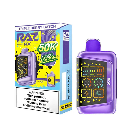 Triple Berry Batch - RAZ RX 50K Batch Edition Disposable Vape