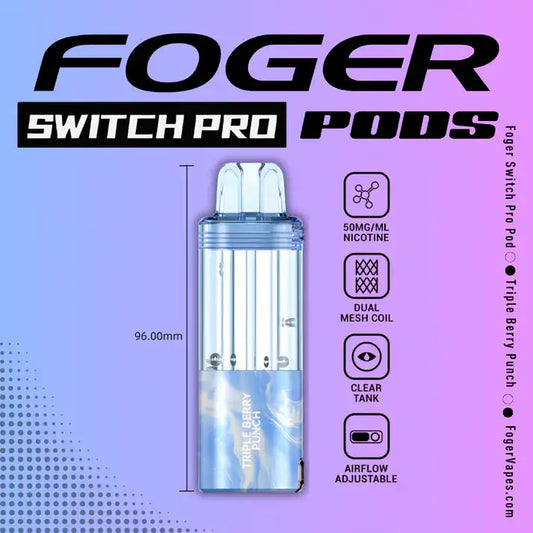 Triple Berry Punch - Foger Switch Pro 30K Disposable Pod