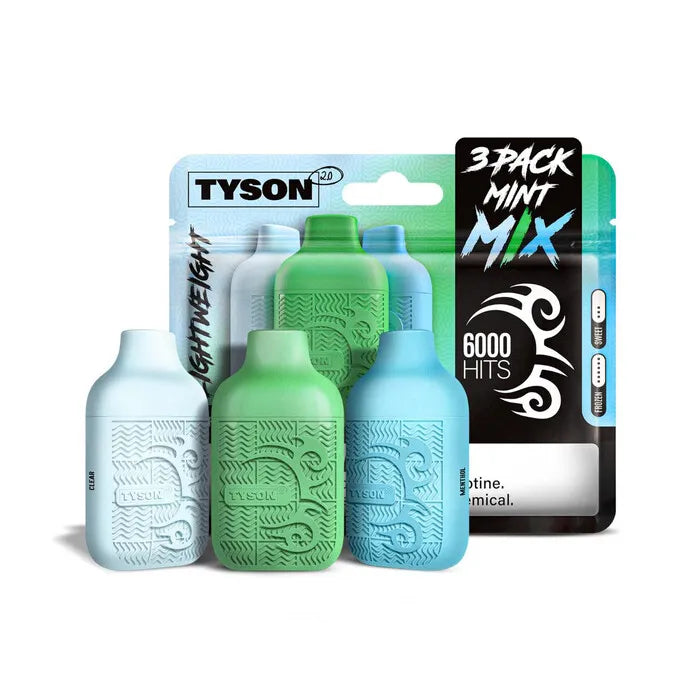 Tyson 2.0 Lightweight 6K - 3PK Vape