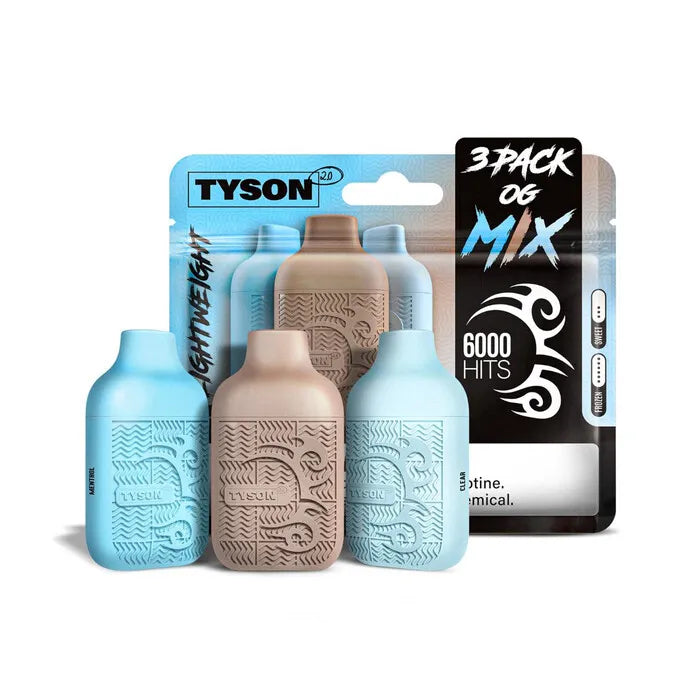 Tyson 2.0 Lightweight 6K - 3PK Vape
