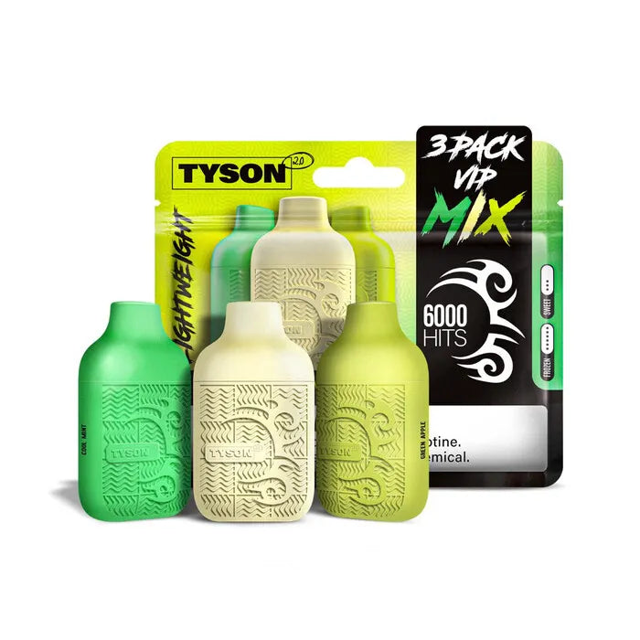 Tyson 2.0 Lightweight 6K - 3PK Vape