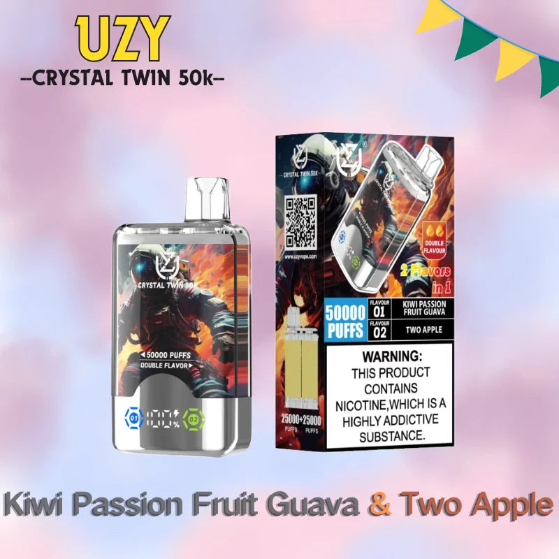 UZY Crystal Twin 50K Dual Flavors – Sonderangebot mit hoher Wiederkaufsrate 