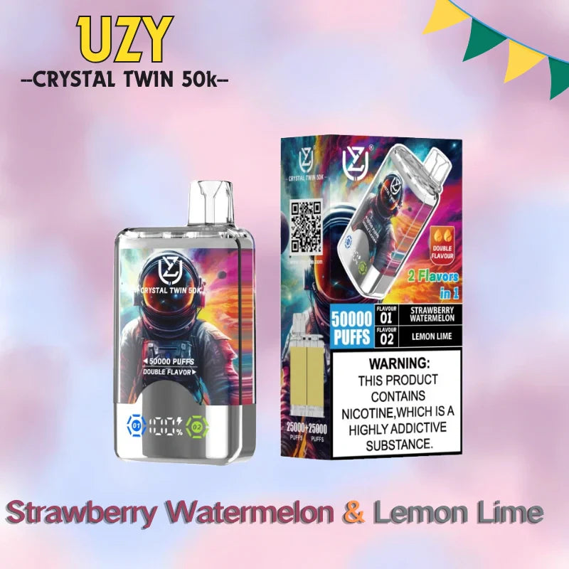 UZY Crystal Twin 50K Dual Flavors – Sonderangebot mit hoher Wiederkaufsrate 