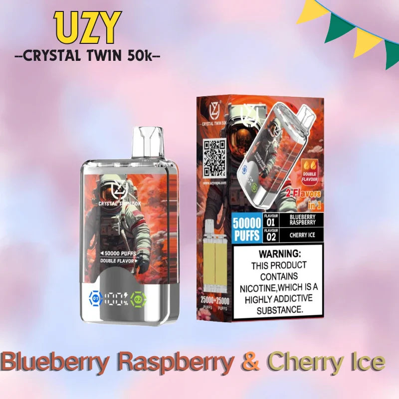UZY Crystal Twin 50K Dual Flavors – Sonderangebot mit hoher Wiederkaufsrate 