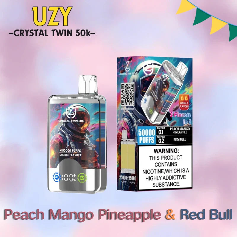 UZY Crystal Twin 50K Dual Flavors – Sonderangebot mit hoher Wiederkaufsrate 